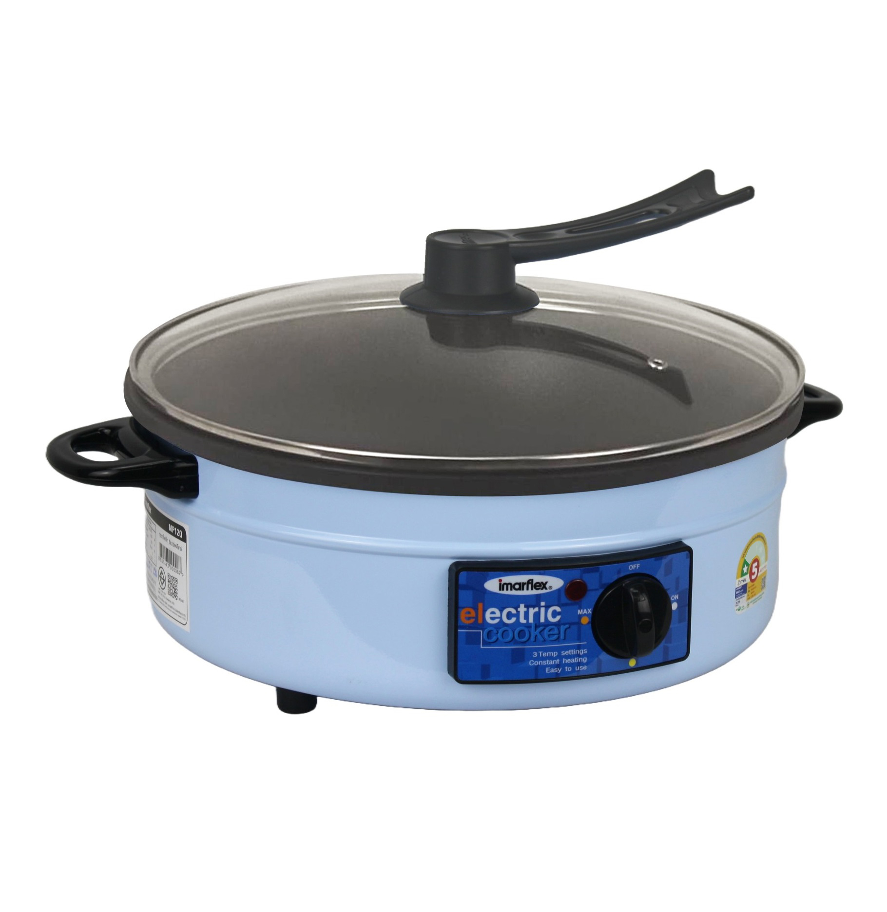 Pressure Cooker Imarflex Electric Pan (Blue) Model IP-134 – Imarflex